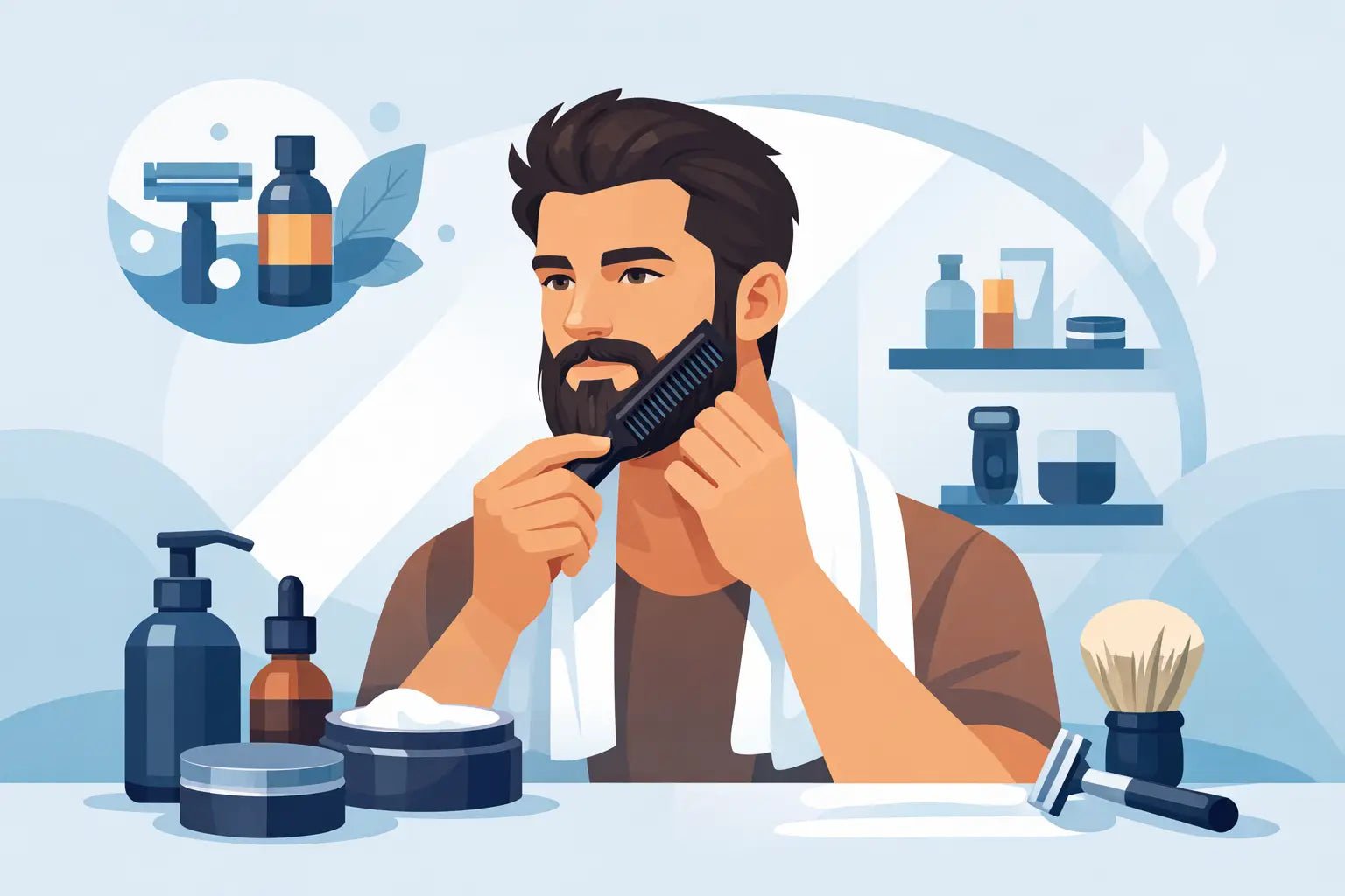 A Beard Grooming Ritual for Men That Holds Up - Steadfast Beard Co.