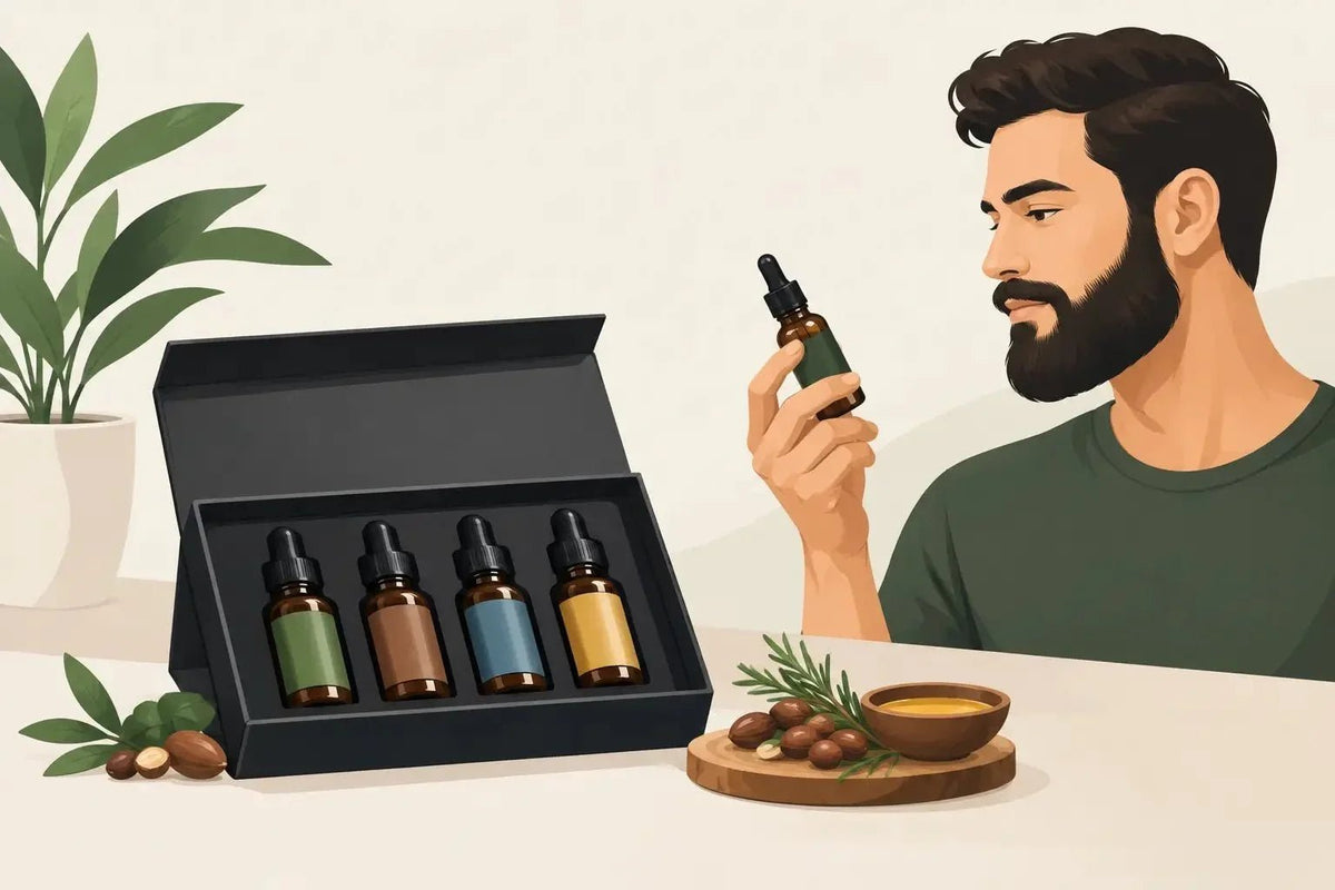 Beard Oil Sample Pack Review for Better Choices - Steadfast Beard Co.