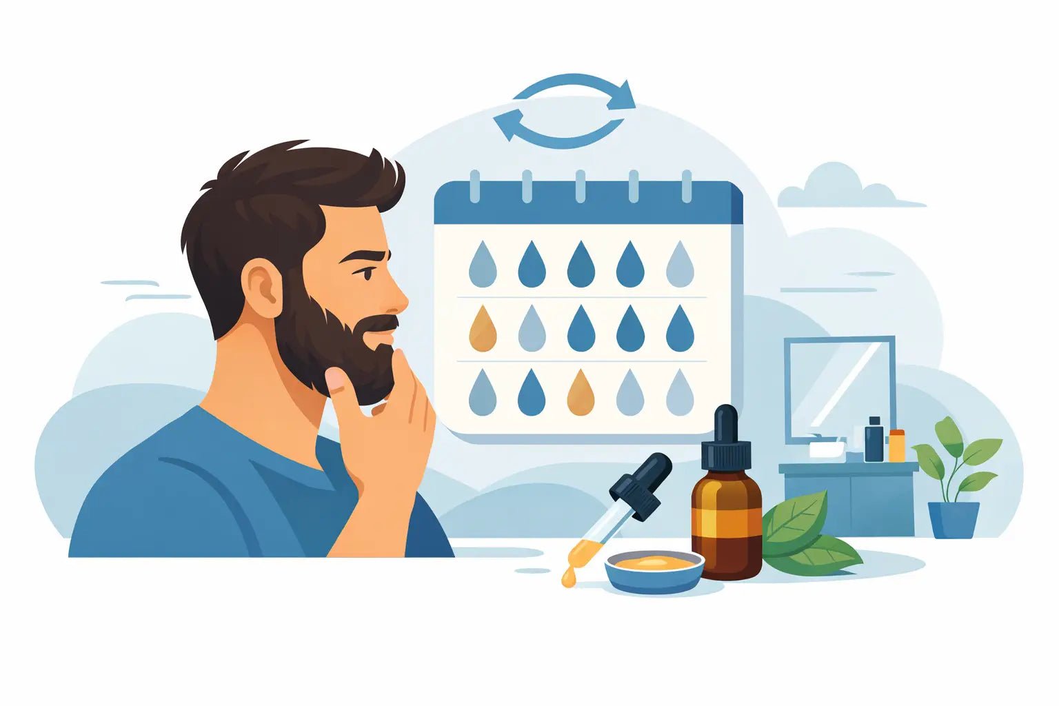 How Often Should Men Use Beard Oil Each Week? - Steadfast Beard Co.
