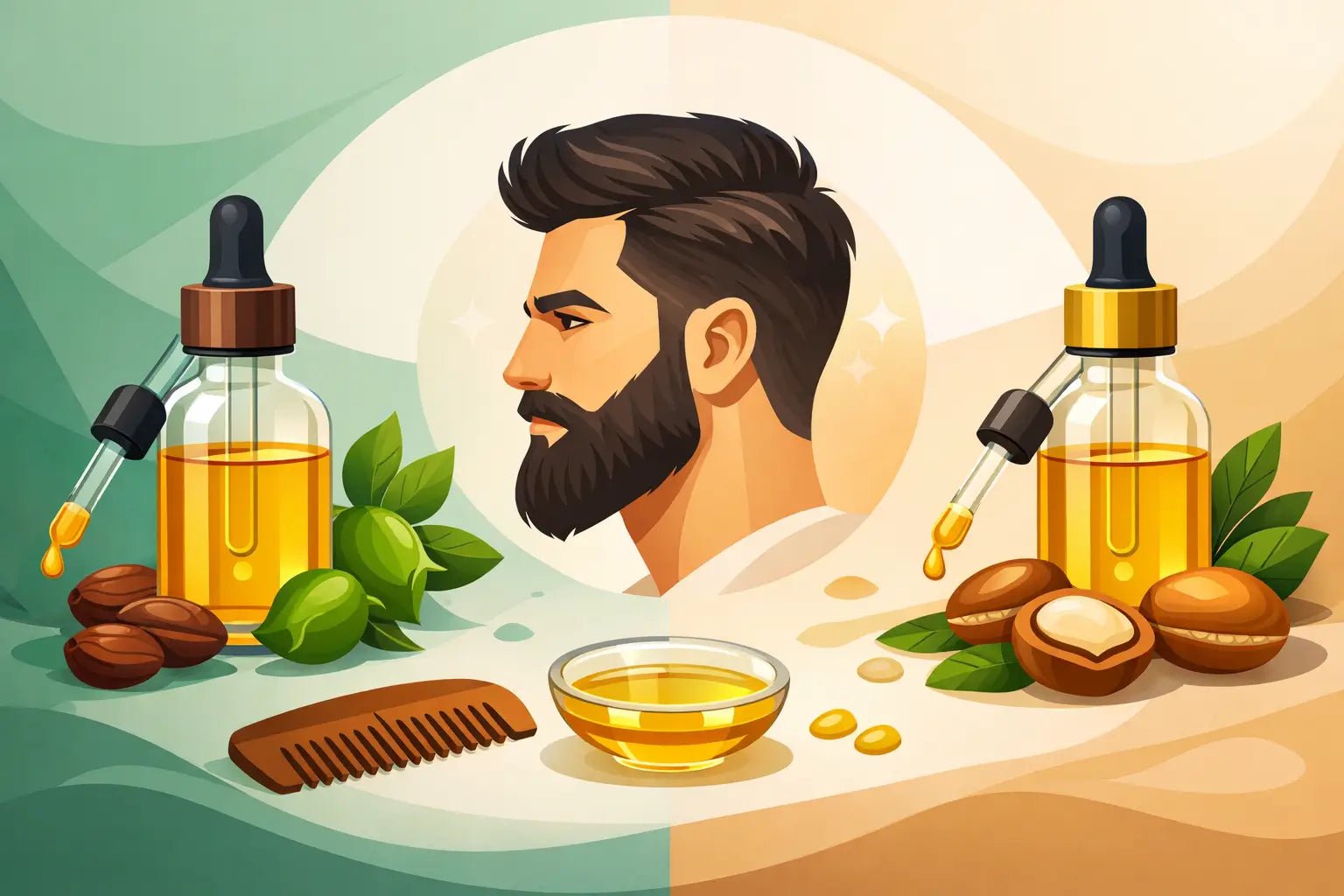 Jojoba Oil vs Argan Oil for Daily Beard Care - Steadfast Beard Co.