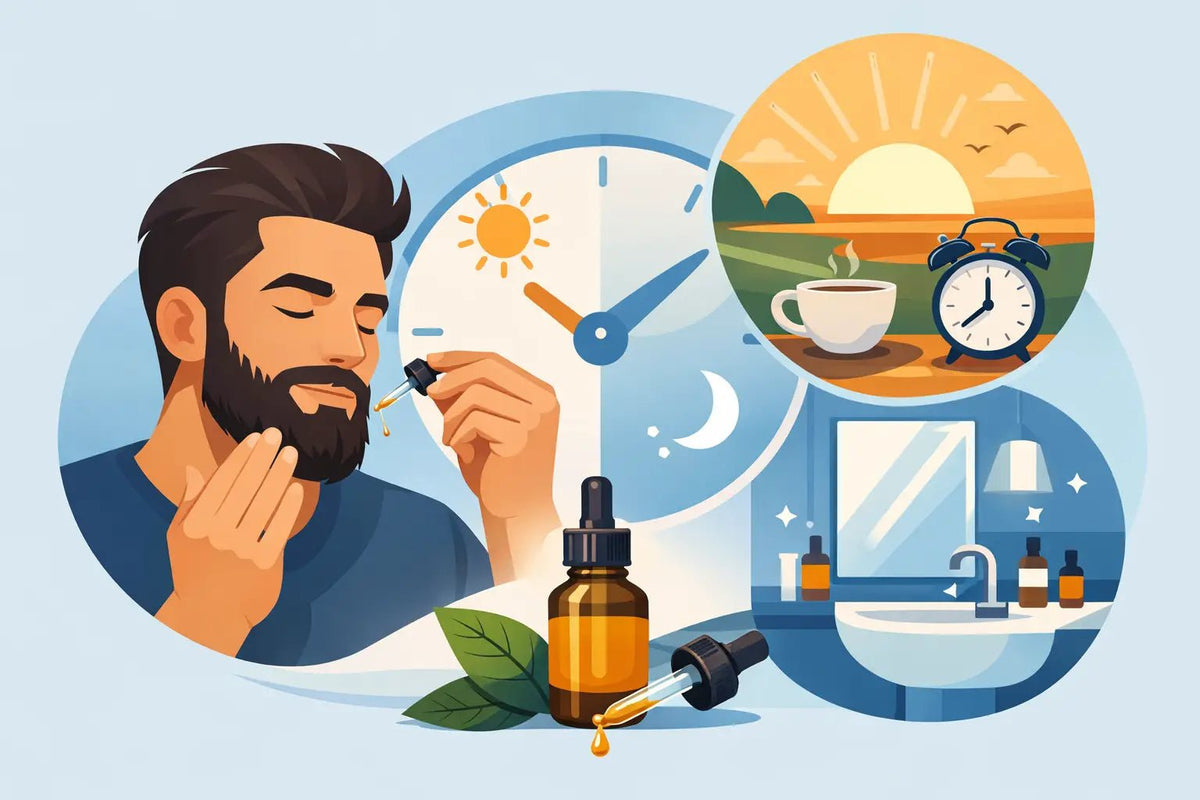 When Should Men Use Beard Oil? Daily Timing - Steadfast Beard Co.
