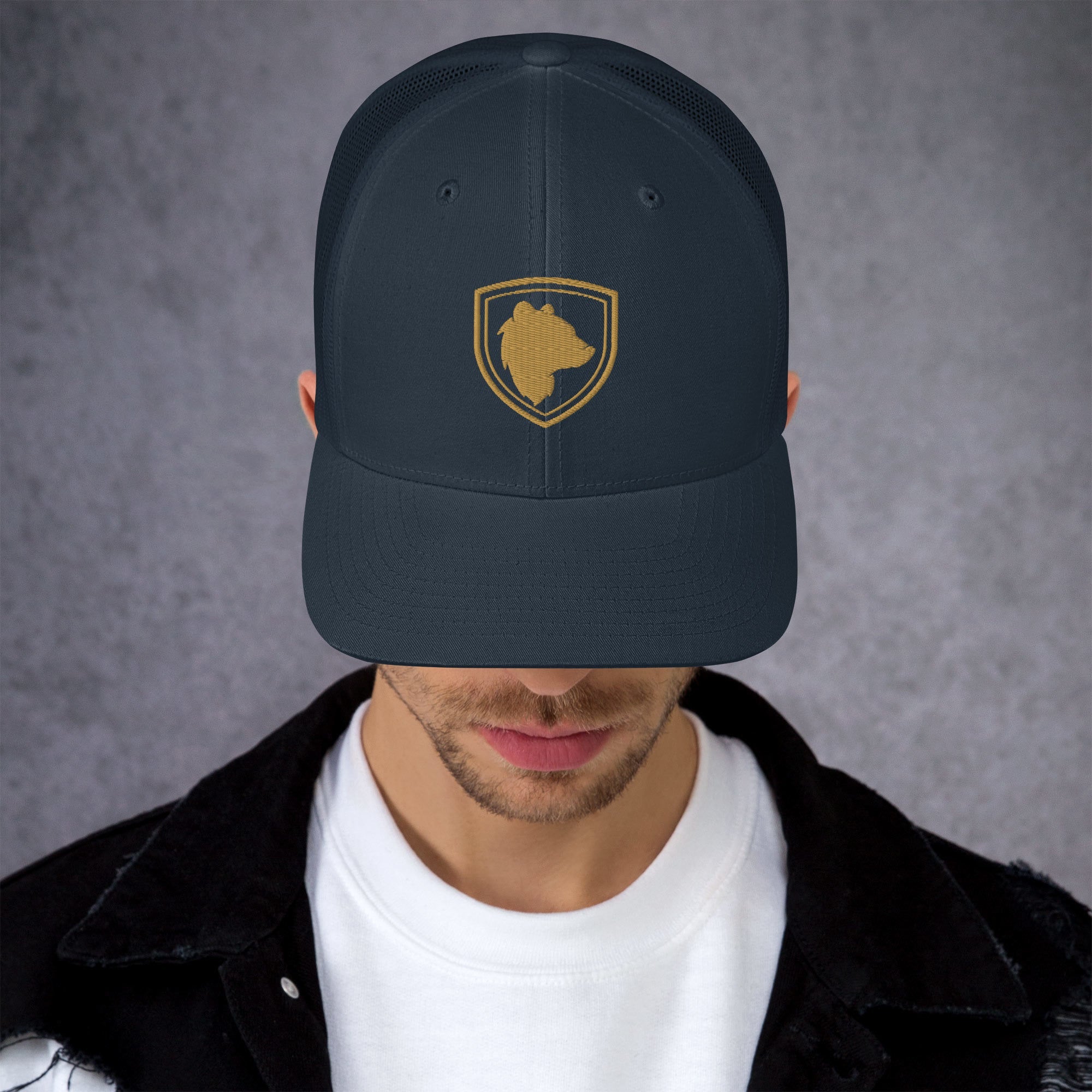 Steadfast Bear Logo Trucker Cap - Steadfast Beard Co.