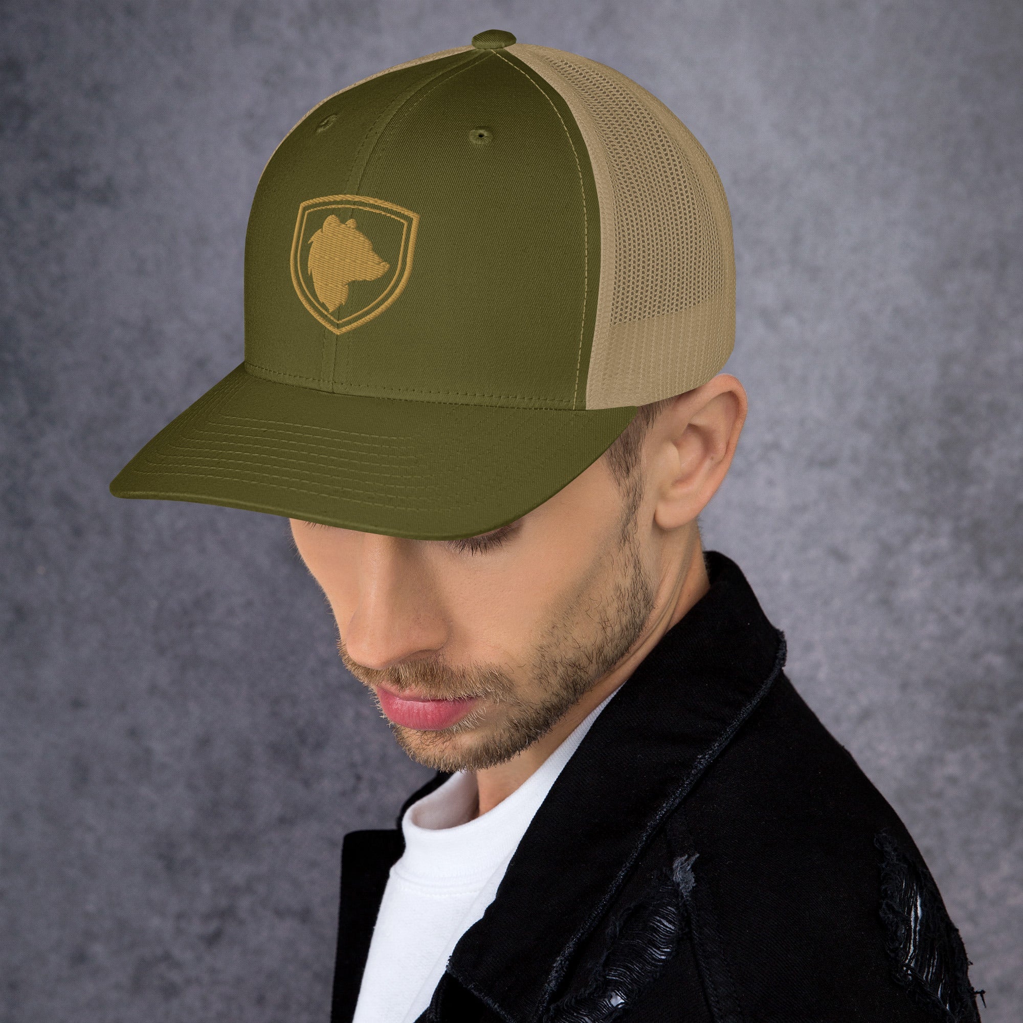 Steadfast Bear Logo Trucker Cap - Steadfast Beard Co.