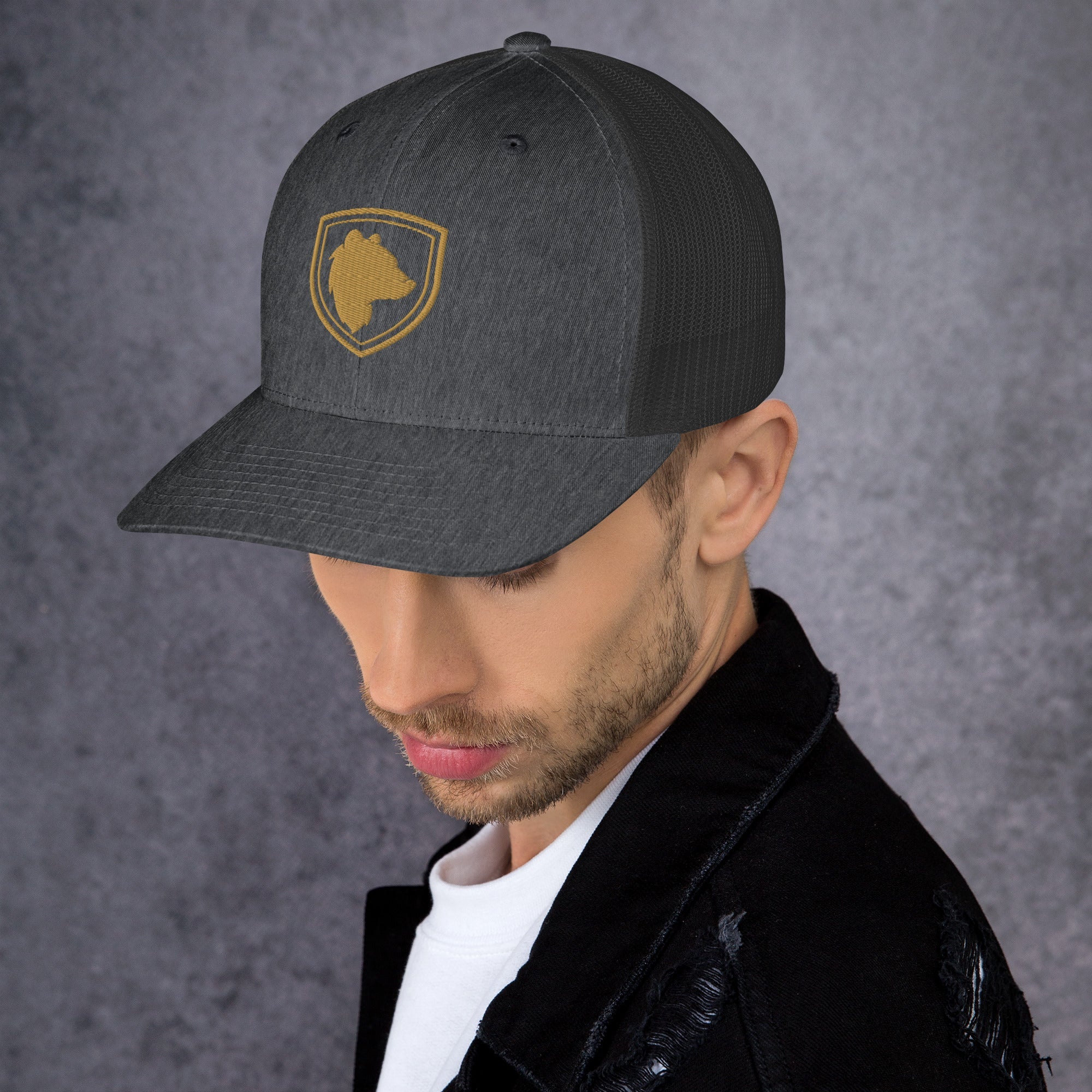 Steadfast Bear Logo Trucker Cap - Steadfast Beard Co.