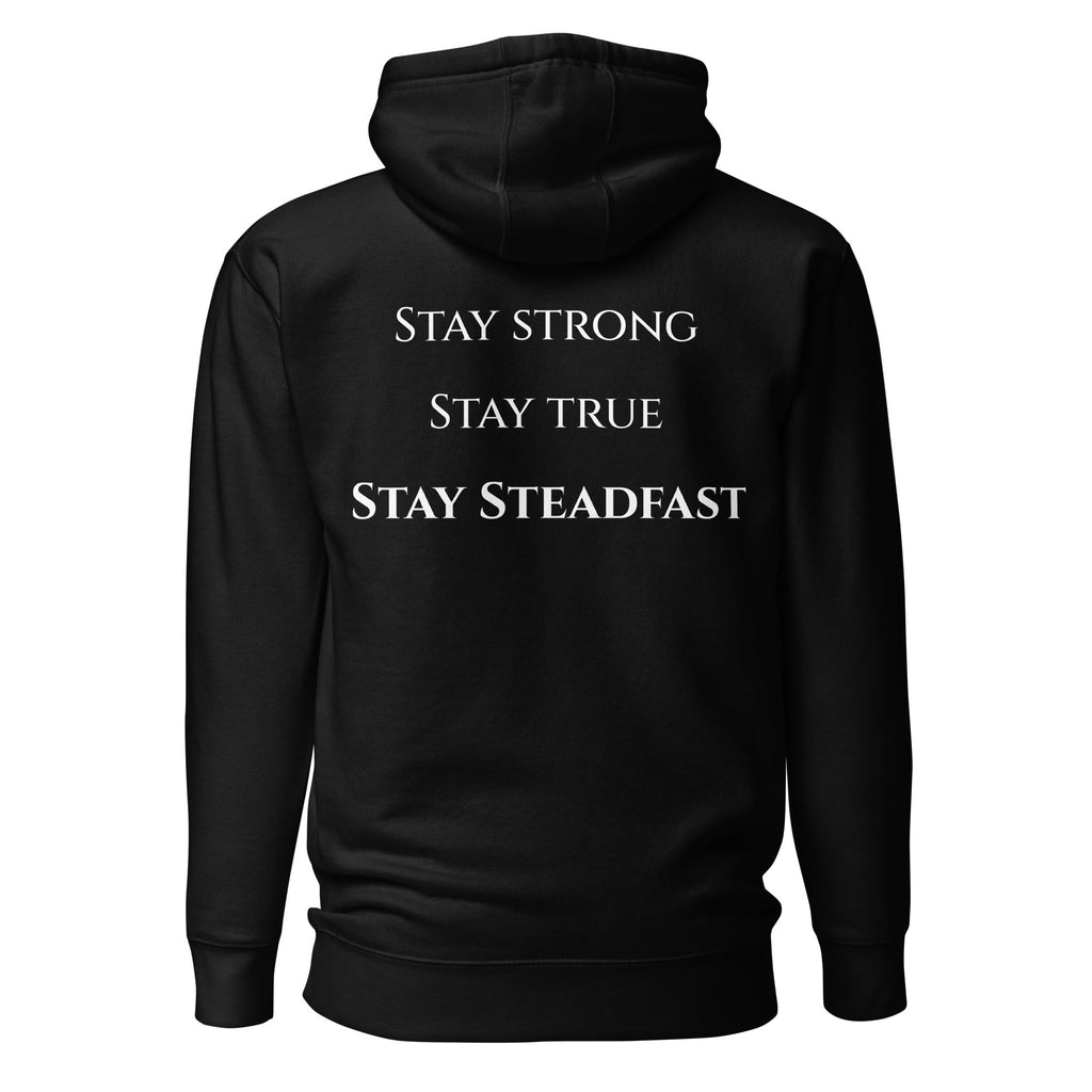 Steadfast Beard Co. Big Bear Logo with Motto Unisex Hoodie - Steadfast Beard Co.