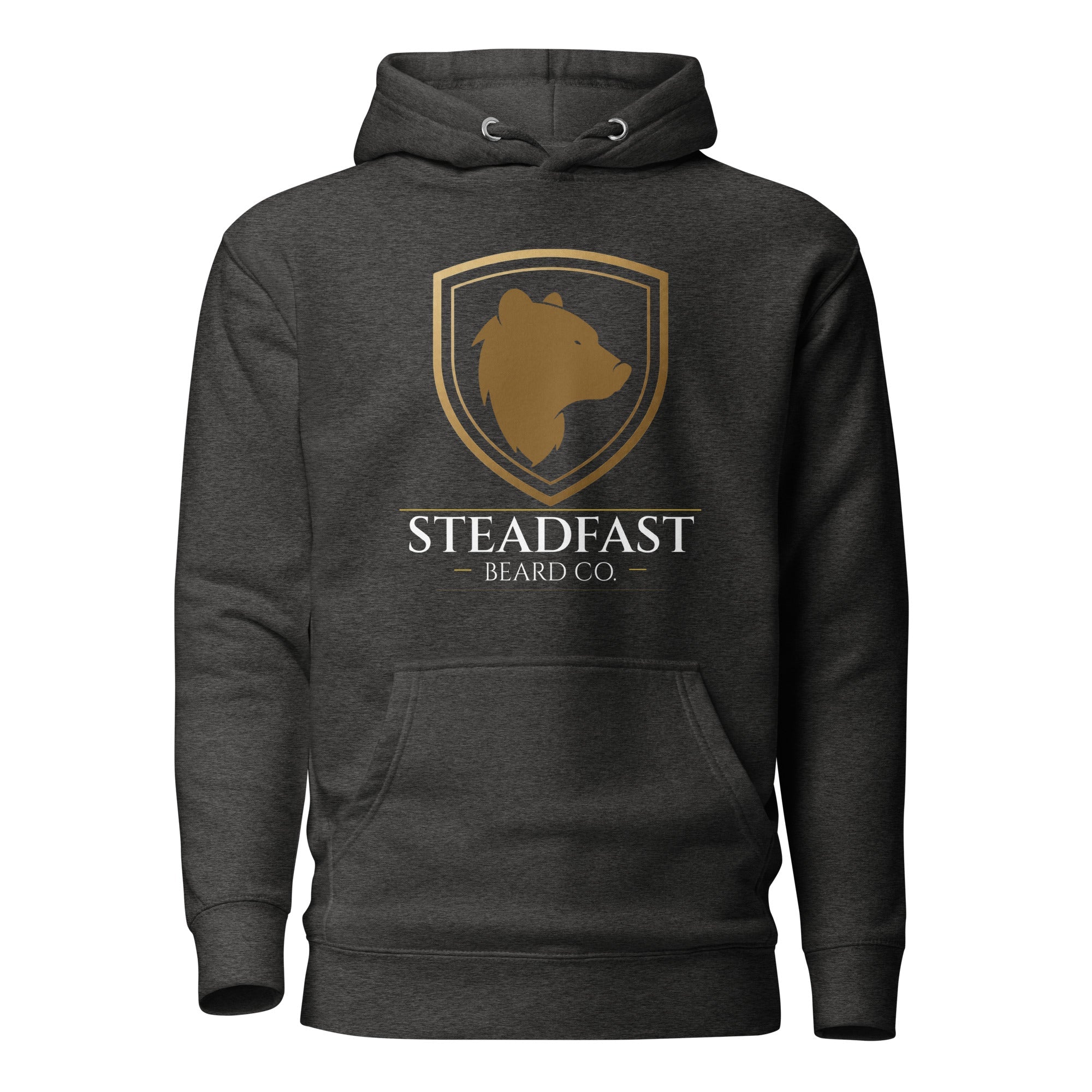 Steadfast Beard Co. Big Bear Logo with Motto Unisex Hoodie - Steadfast Beard Co.