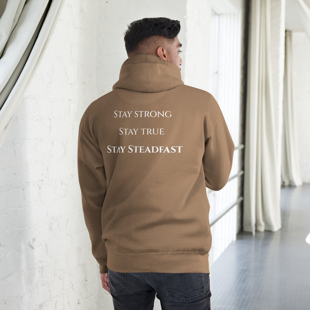 Steadfast Beard Co. Big Bear Logo with Motto Unisex Hoodie - Steadfast Beard Co.