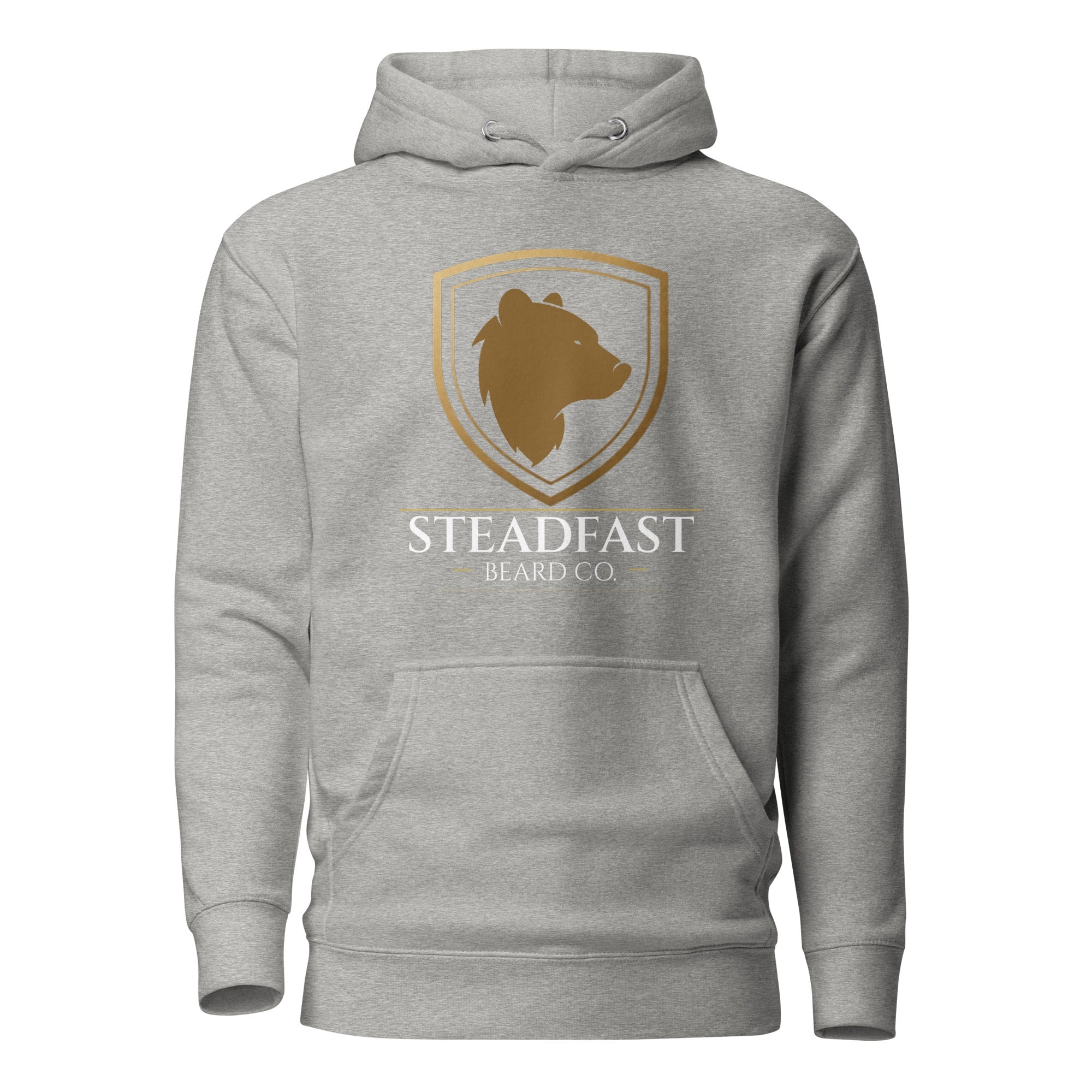 Steadfast Beard Co. Big Bear Logo with Motto Unisex Hoodie - Steadfast Beard Co.