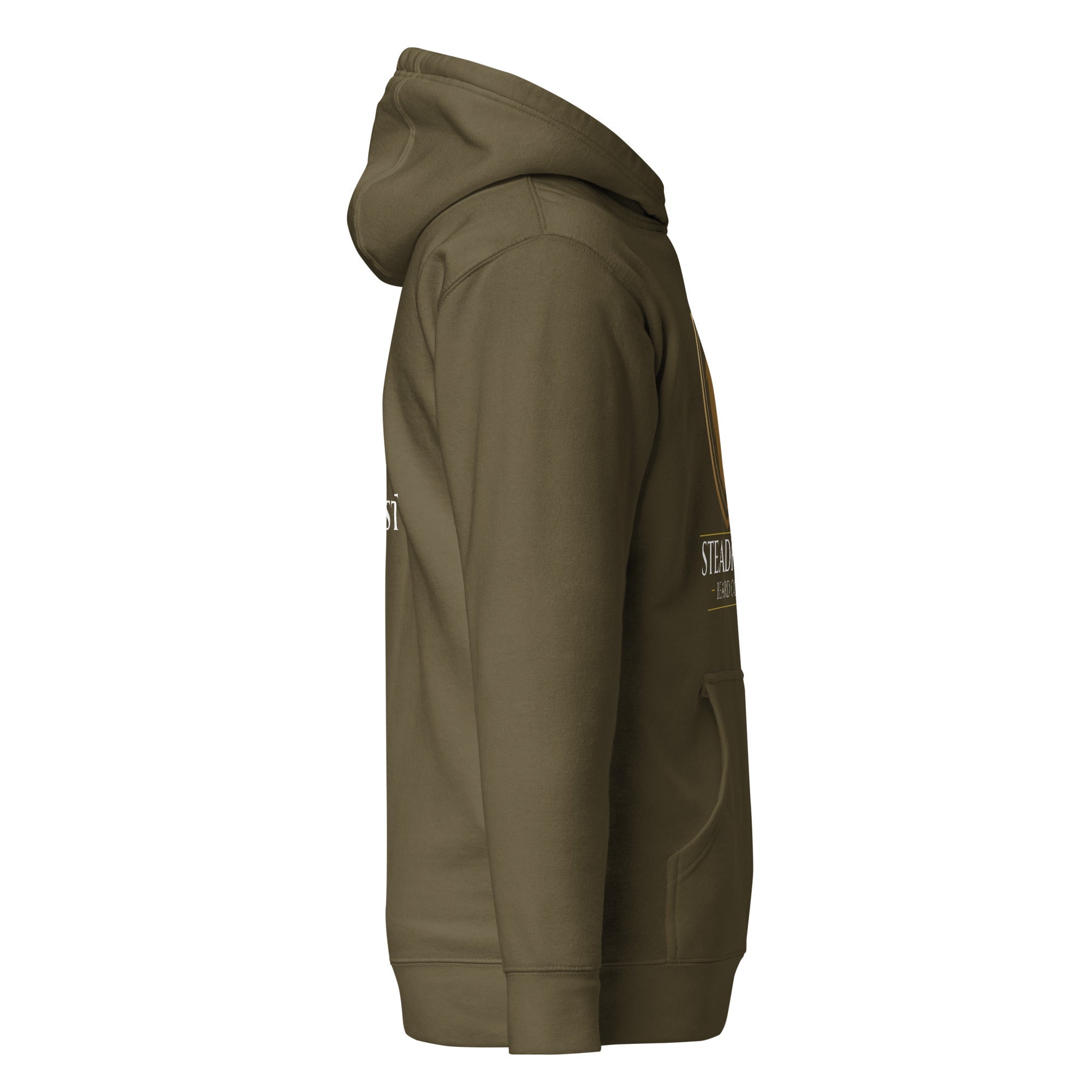 Steadfast Beard Co. Big Bear Logo with Motto Unisex Hoodie - Steadfast Beard Co.
