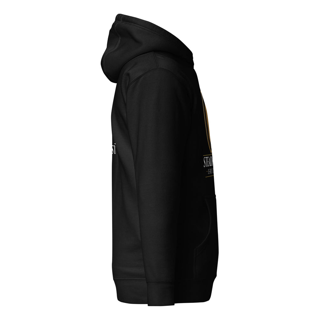 Steadfast Beard Co. Big Bear Logo with Motto Unisex Hoodie - Steadfast Beard Co.
