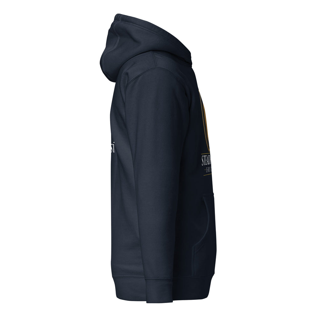 Steadfast Beard Co. Big Bear Logo with Motto Unisex Hoodie - Steadfast Beard Co.