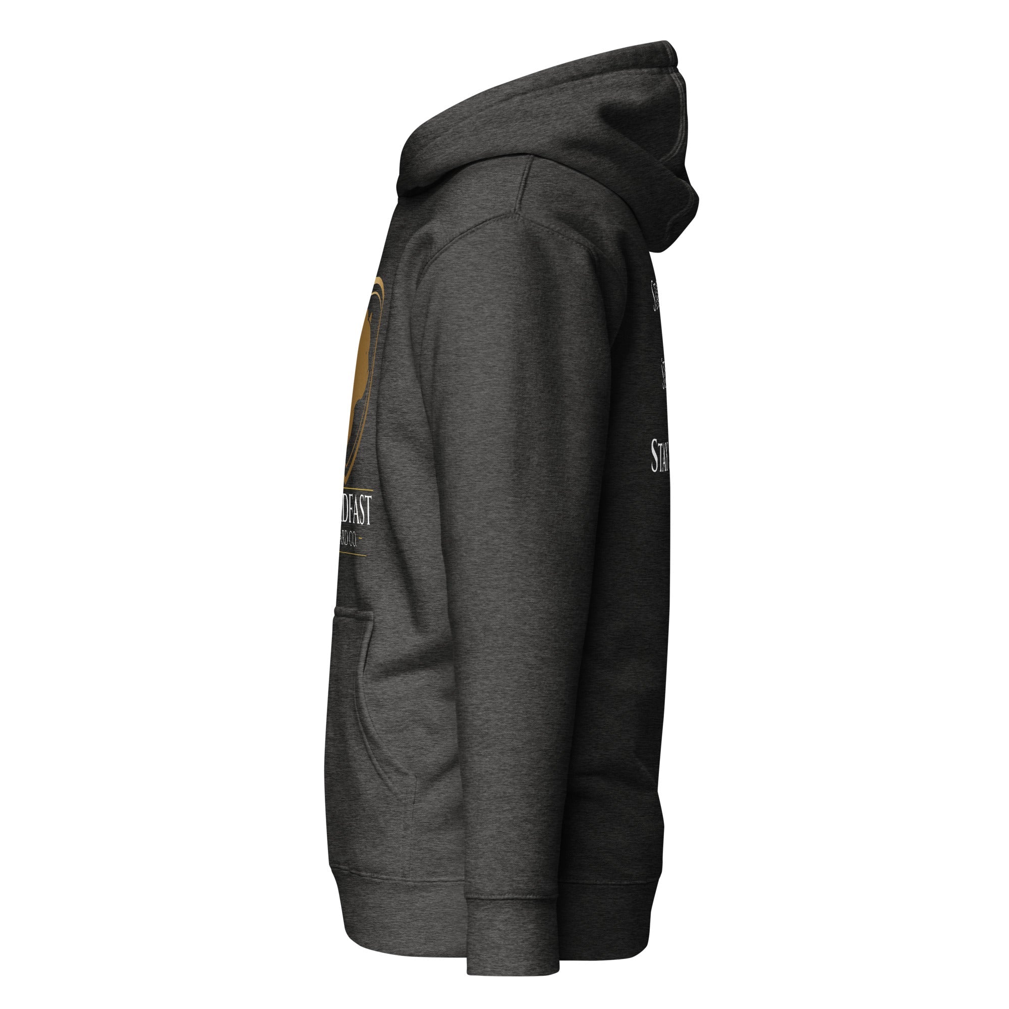 Steadfast Beard Co. Big Bear Logo with Motto Unisex Hoodie - Steadfast Beard Co.