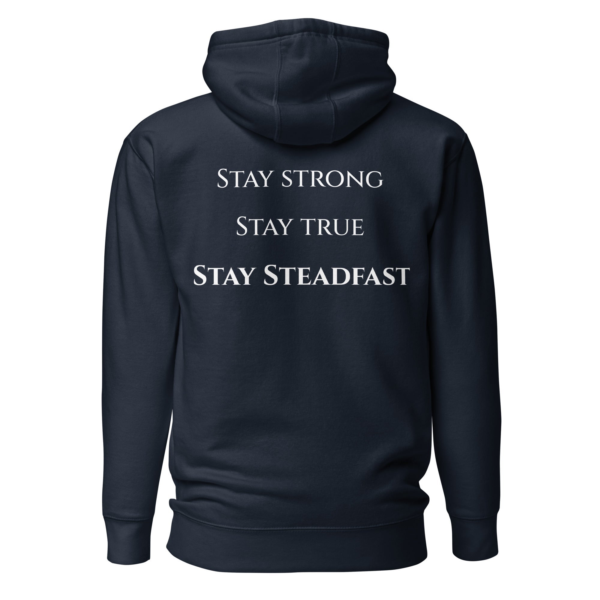 Steadfast Beard Co. Big Bear Logo with Motto Unisex Hoodie - Steadfast Beard Co.