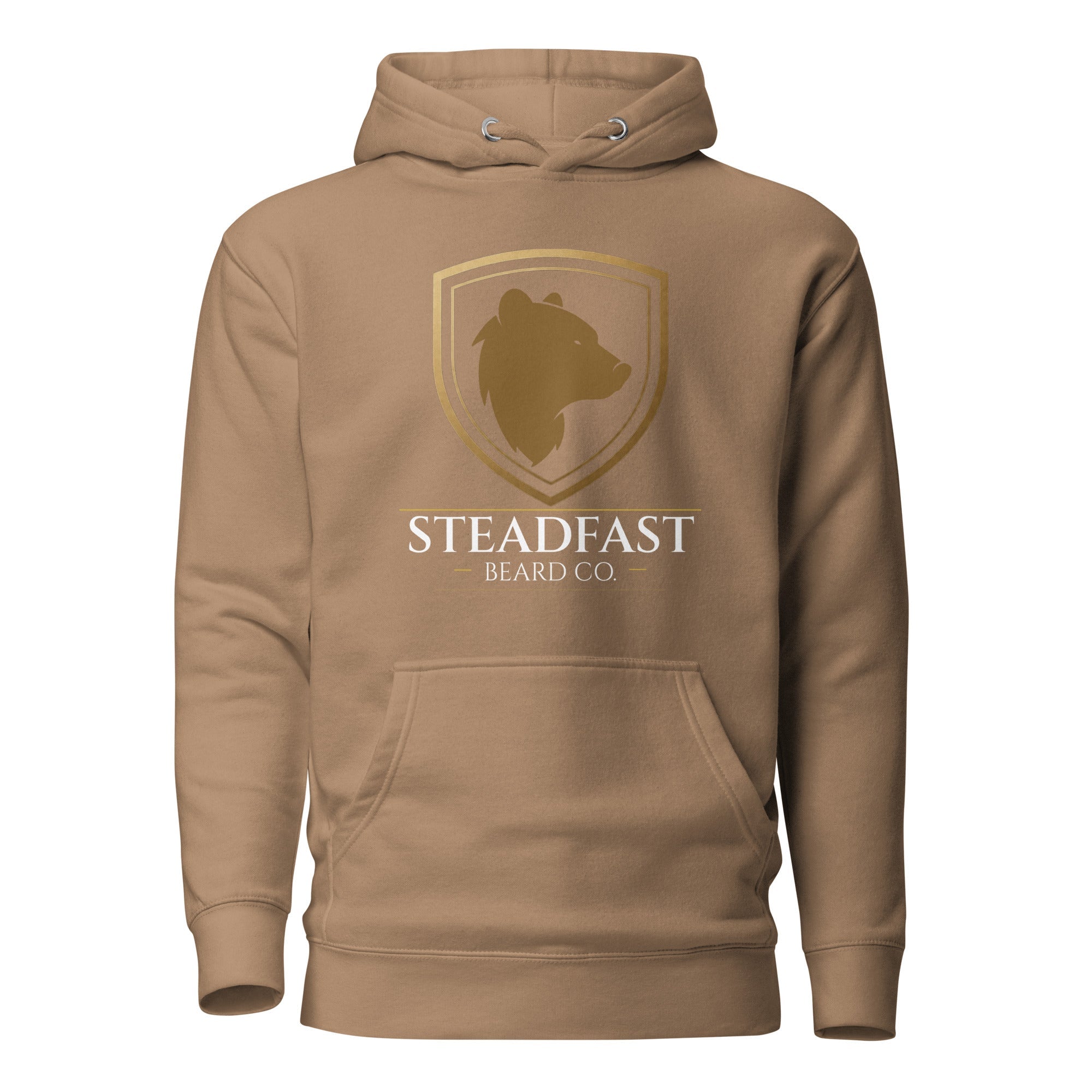 Steadfast Beard Co. Big Bear Logo with Motto Unisex Hoodie - Steadfast Beard Co.