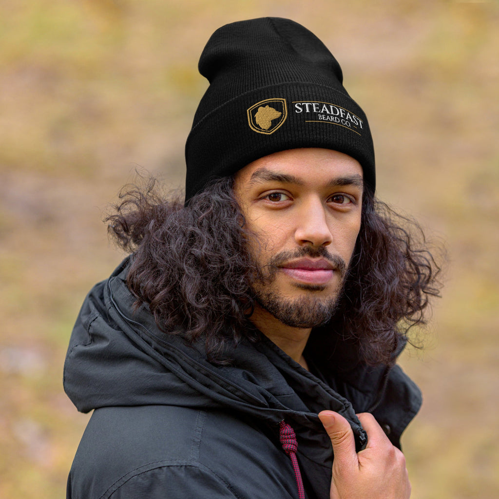 Steadfast Beard Co. & Logo Cuffed Beanie - Steadfast Beard Co.