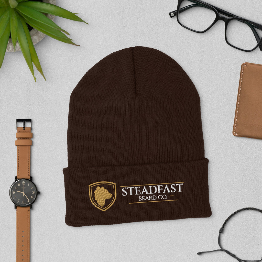 Steadfast Beard Co. & Logo Cuffed Beanie - Steadfast Beard Co.