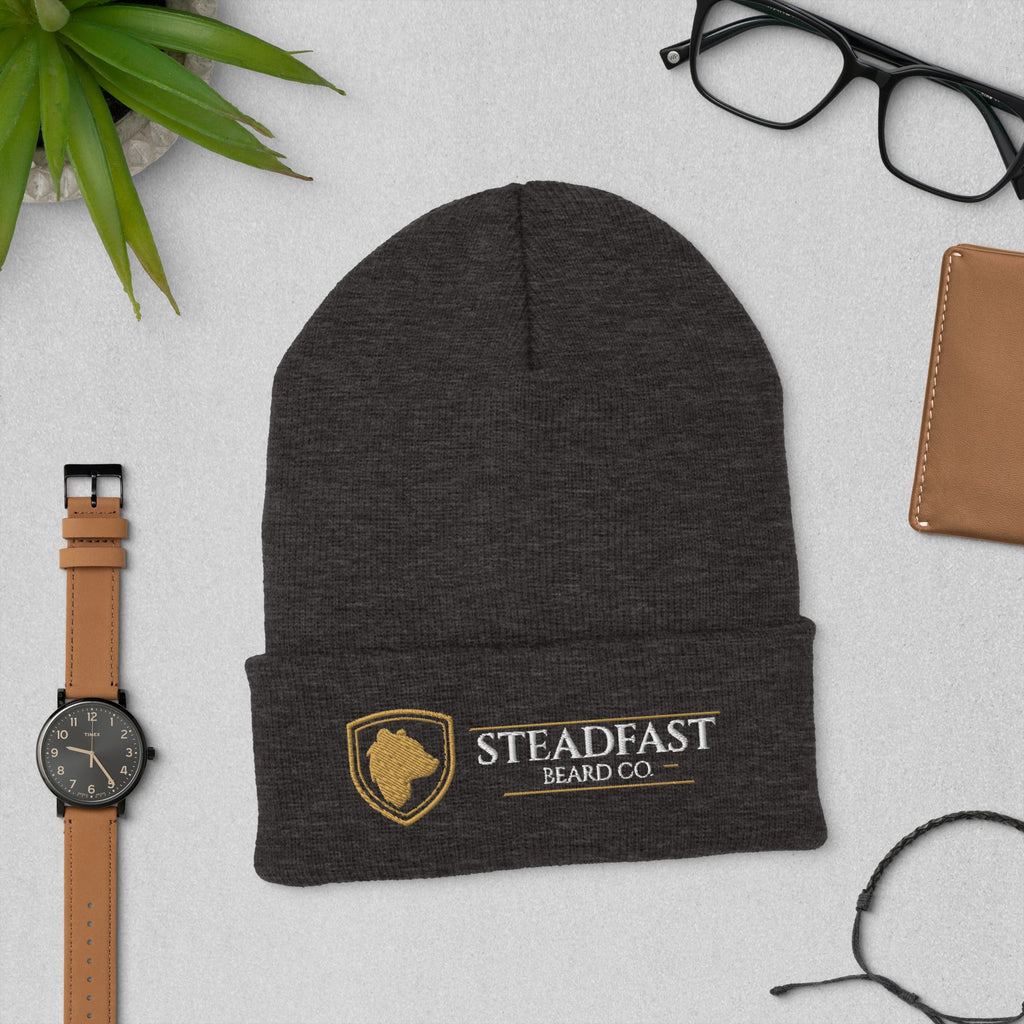 Steadfast Beard Co. & Logo Cuffed Beanie - Steadfast Beard Co.